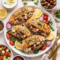 Greek Stuffed Chicken