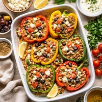 Greek Stuffed Peppers