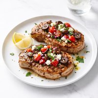 Greek Style Baked Pork Chops