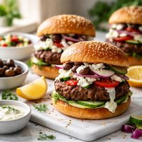 Greek Style Burgers