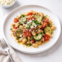 Greek Style Cannellini and Vegetables