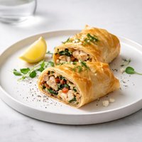 Greek Style Chicken Wrapped in Phyllo