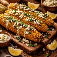 Greek Style Corn on the Cob a La Evelyn