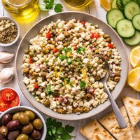 Greek Style Feta and Olive Spread for Burgers Steaks and Fish