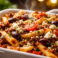 Greek Style Penne Casserole