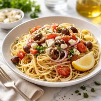 Greek Style Spaghetti