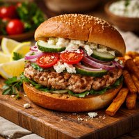 Greek Turkey Burger Bethenny Frankel