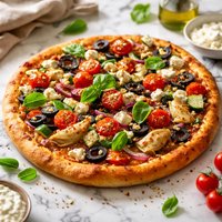 Greek Vegetable Pizza