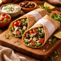 Greek Veggie Wrap South Beach Diet Phase 2