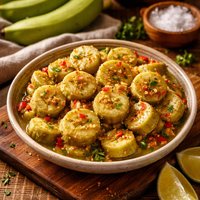 Green Bananas in Aji Li Mojili Sauce