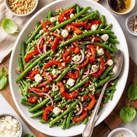 Green Bean and Roasted Red Pepper Salad