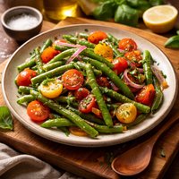 Green Bean and Tomato Vinaigrette