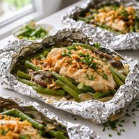 Green Bean Chicken Casserole Packets
