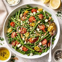 Green Bean Salad with Feta and Lemon