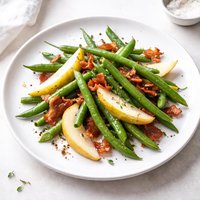 Green Beans and Pears with Bacon