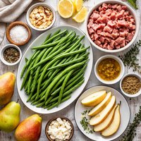 Green Beans Pears and Ham Germany