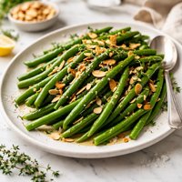 Green Beans with Almonds and Thyme