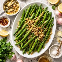 Green Beans with Caramelized Shallot Butter