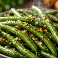 Green Beans with Garlic Vinaigrette