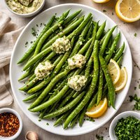 Green Beans with Lemon Herb Butter