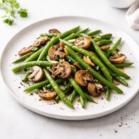 Green Beans with Mushrooms Diabetic