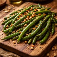 Green Beans with Pine Nuts