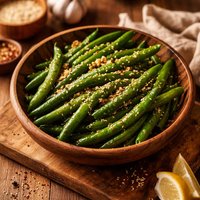 Green Beans with Sesame Garlic