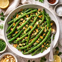 Green Beans with Toasted Almonds
