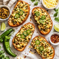 Green Chile Cheese Toast