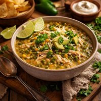 Green Chile Chicken Soup