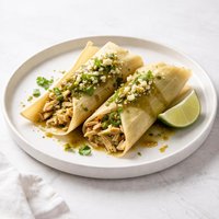 Green Chile Chicken Tamales