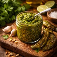 Green Chile Cilantro Pesto