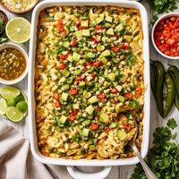 Green Chile Enchilada Casserole