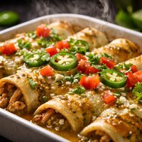 Green Chili Enchiladas Oam Cooking