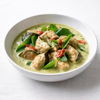 Green Curry with Chicken and Eggplant