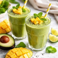 Green Machine Smoothies Mango and Avocado