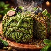 Green Man Cake