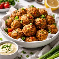 Green Onion Tomato Hush Puppies