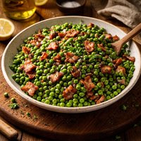 Green Pea and Bacon Salad