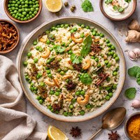 Green Peas Pulao