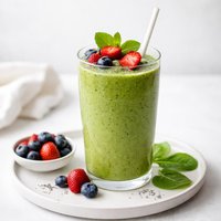 Green Tea Berry Smoothie