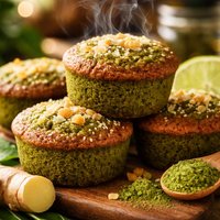 Green Tea Ginger Cakes