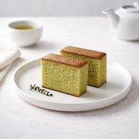 Green Tea Japanese Sponge Cake Kasutera