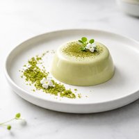 Green Tea Panna Cotta
