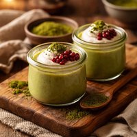 Green Tea Pudding