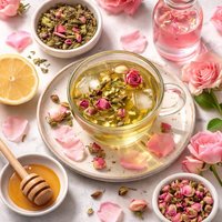 Green Tea with Rose Water