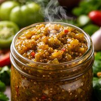 Green Tomato Chutney for Canning