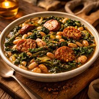 Greens and Bean with Sausage