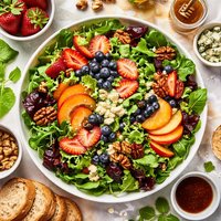 Greens with Fruit Cheese and Nuts Mark Bittman