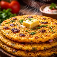 Griddle Cooked Corn Flatbread Makkai Ki Roti